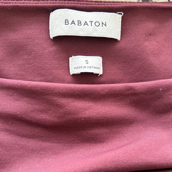 Babaton Burgundy Bodysuit Size Small - Picture 3 of 6